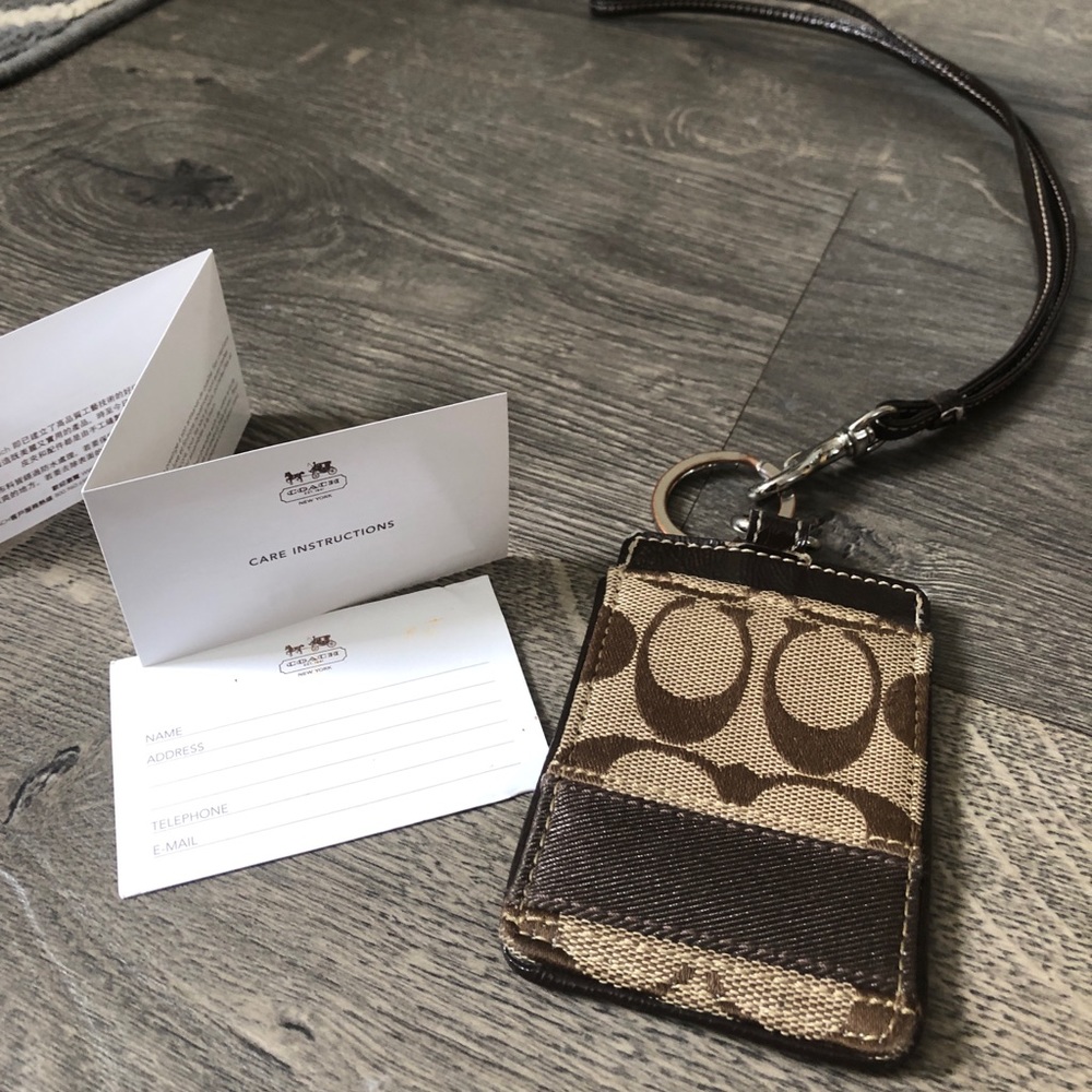 Coach Bag Tag/wallet